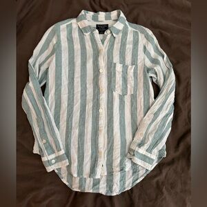 Abercrombie Linen Button Down Shirt